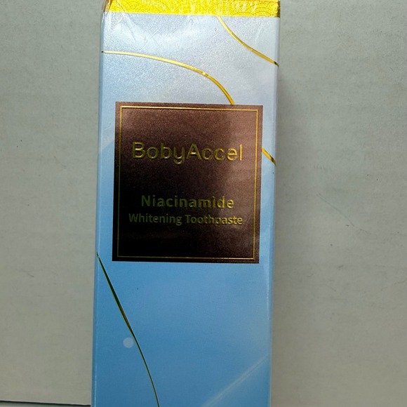 BobyAccel Niacinamide Whitening Toothpaste Cherry Blossom Peach 3.5oz New Sealed - Picture 2 of 4